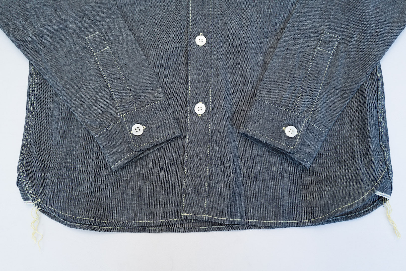 Unique Garment 9oz 'Stanley' Selvage Chambray Work Shirt (Indigo)