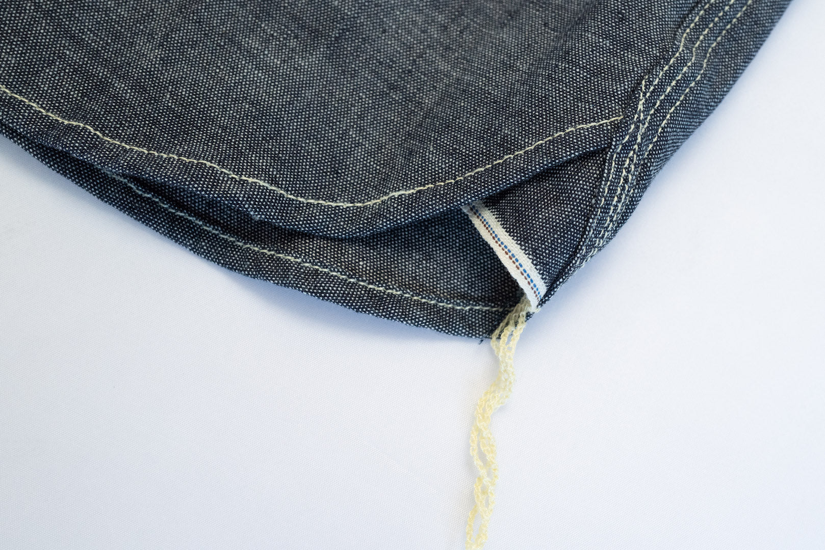 Unique Garment 9oz 'Stanley' Selvage Chambray Work Shirt (Indigo)
