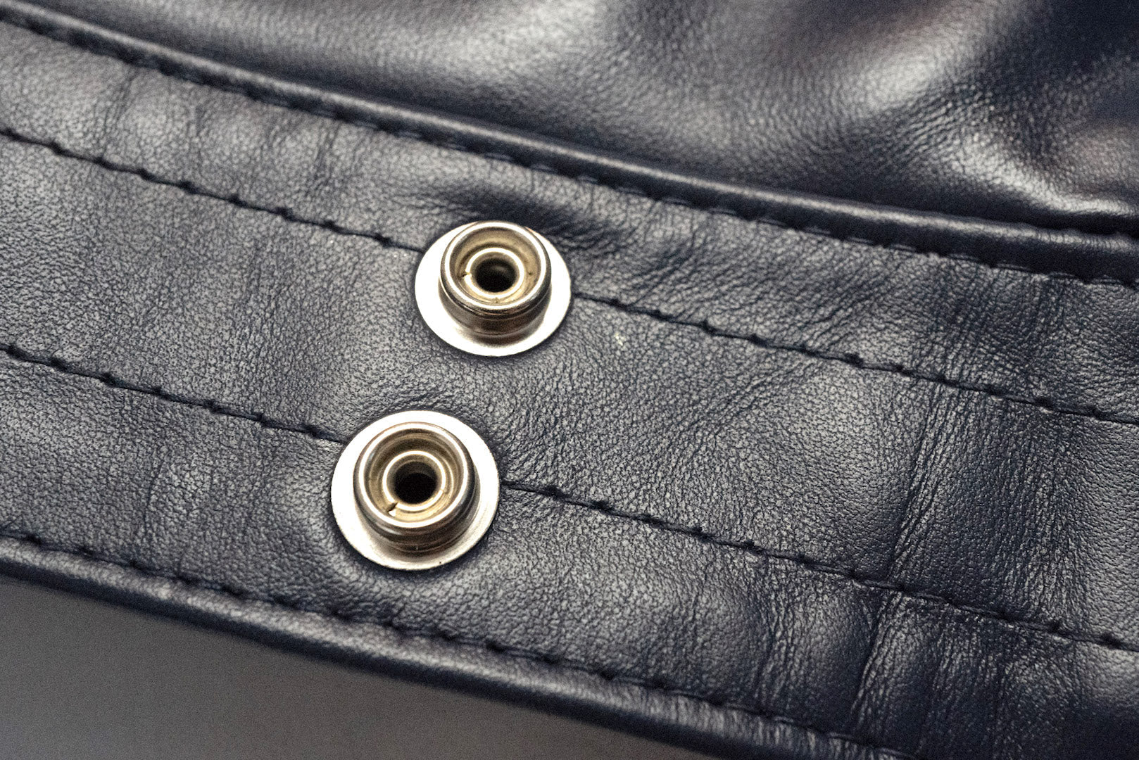 Lewis Leathers 441T Navy Horsehide 'Cyclone' Jacket (Tight fit)