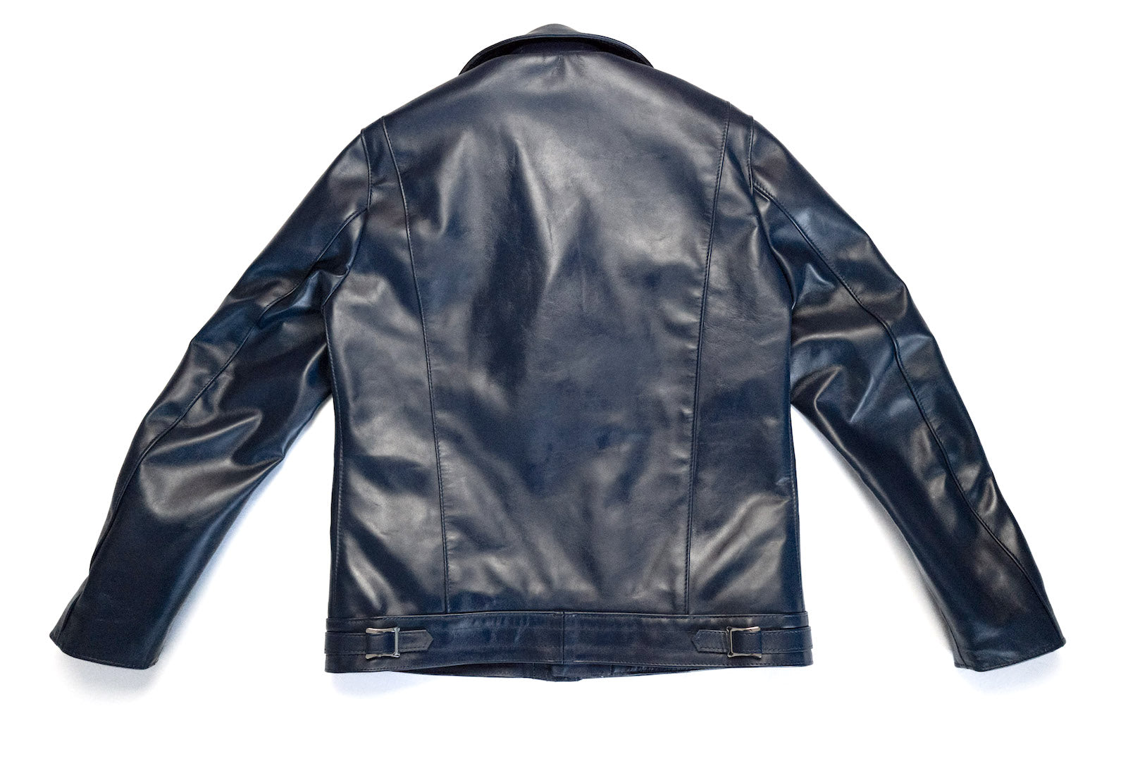 Lewis Leathers 441T Navy Horsehide 'Cyclone' Jacket (Tight fit)