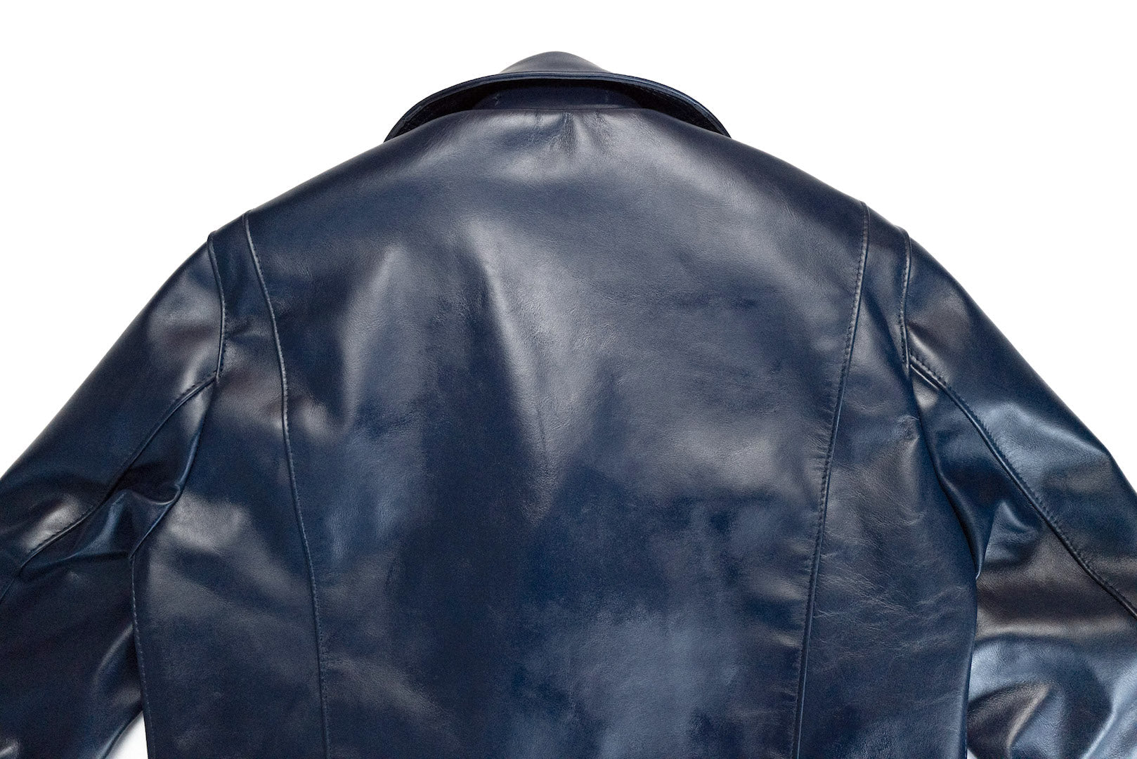 Lewis Leathers 441T Navy Horsehide 'Cyclone' Jacket (Tight fit)
