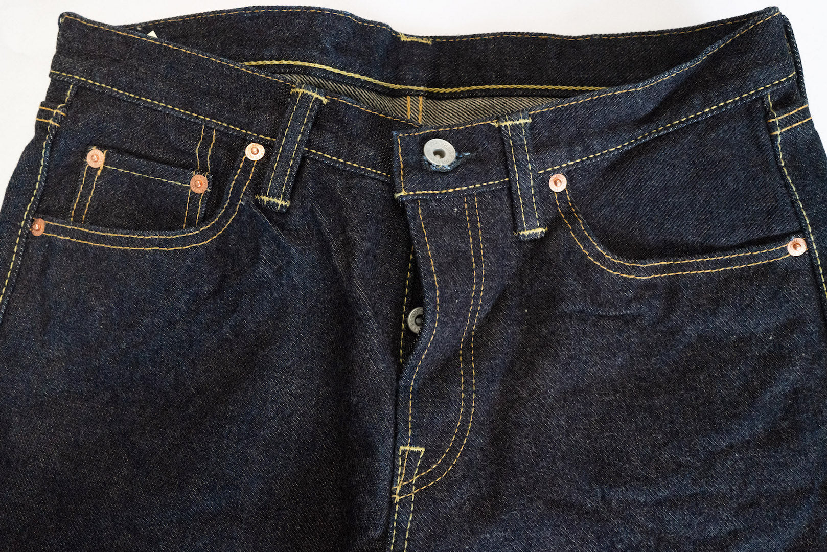 Iron Heart 19oz 555S-19L Denim (Slim Tapered Fit)
