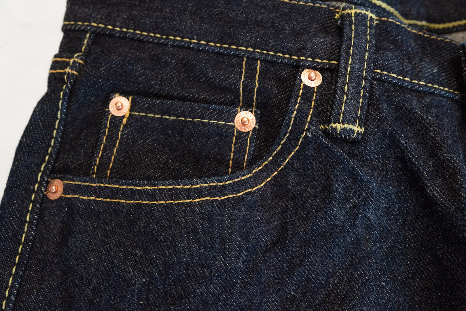 Iron Heart 19oz 555S-19L Denim (Slim Tapered Fit)