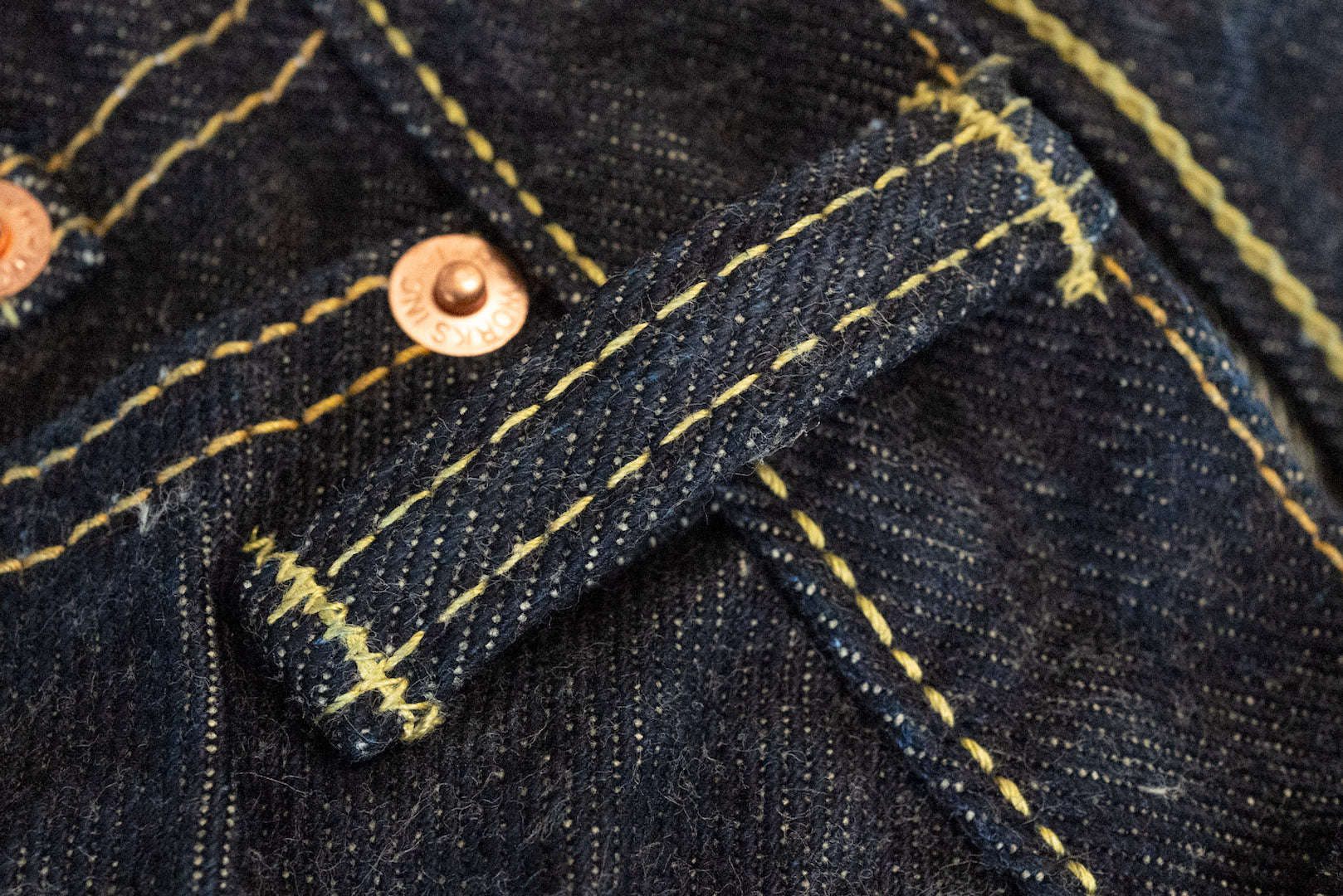 Iron Heart 19oz 555S-19L Denim (Slim Tapered Fit)