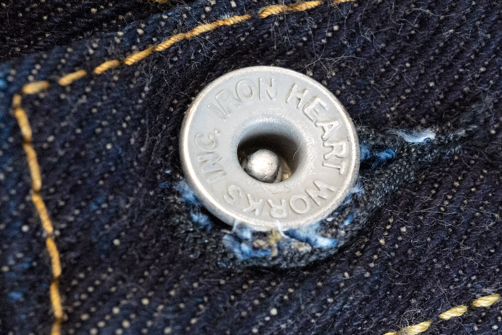 Iron Heart 19oz 555S-19L Denim (Slim Tapered Fit)