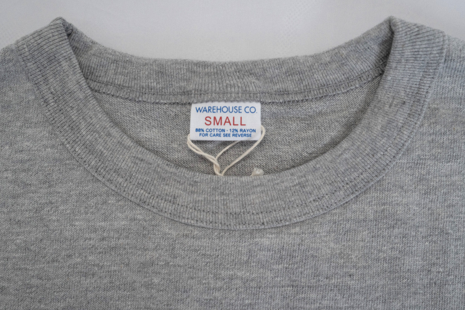 Warehouse 5.5oz Heather Athletic Loopwheeled Pocket Tee (Grey)