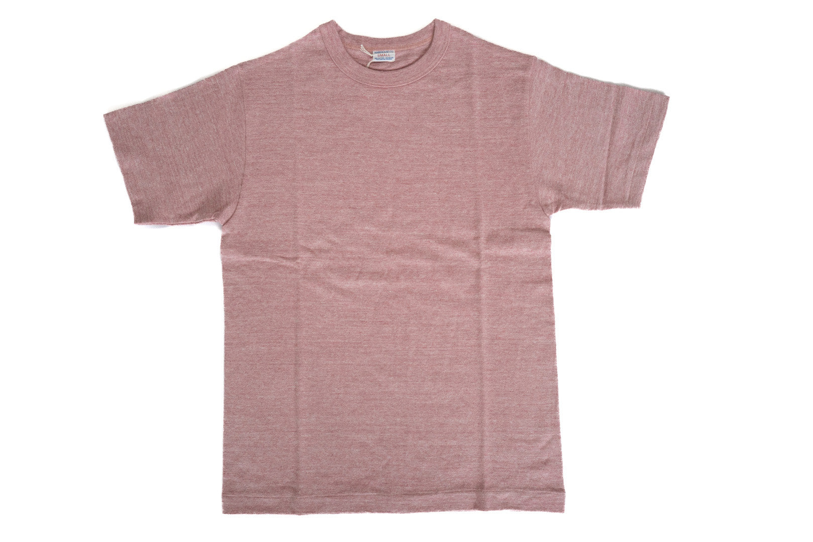 Warehouse 5.5oz Heather Athletic Loopwheeled Plain Tee (Red)
