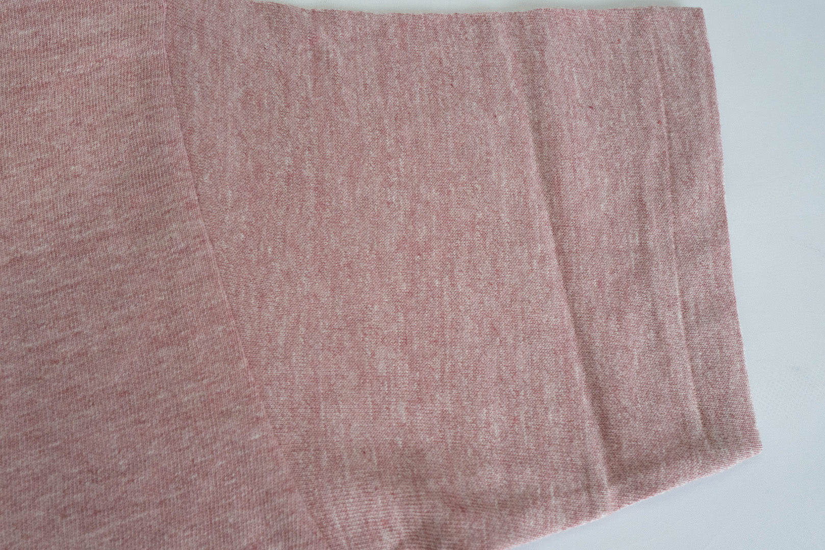 Warehouse 5.5oz Heather Athletic Loopwheeled Plain Tee (Red)