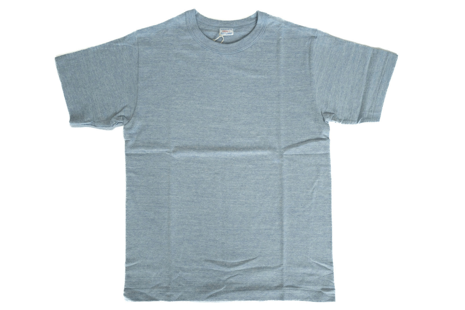 Warehouse 5.5oz Heather Athletic Loopwheeled Plain Tee (Navy)