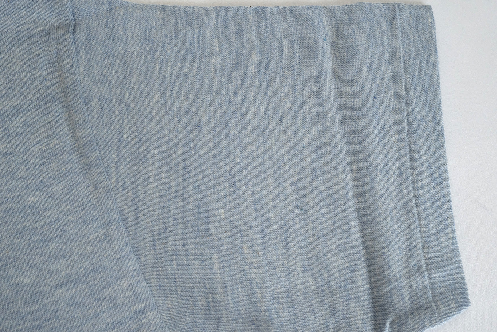 Warehouse 5.5oz Heather Athletic Loopwheeled Plain Tee (Navy)
