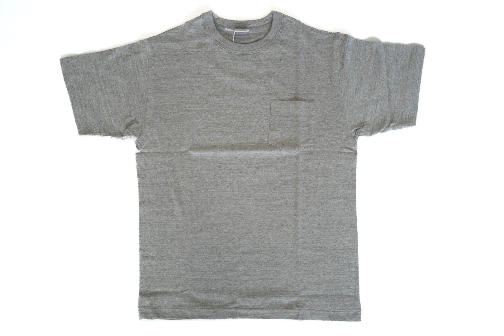 Warehouse 5.5oz Heather Athletic Loopwheeled Pocket Tee (Grey)