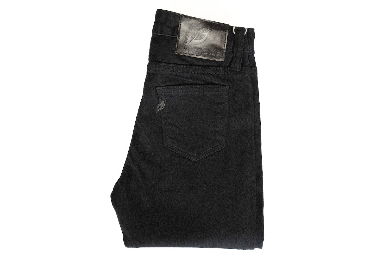Pure Blue Japan 12oz Stretch Lady Jeans (Pure Black)