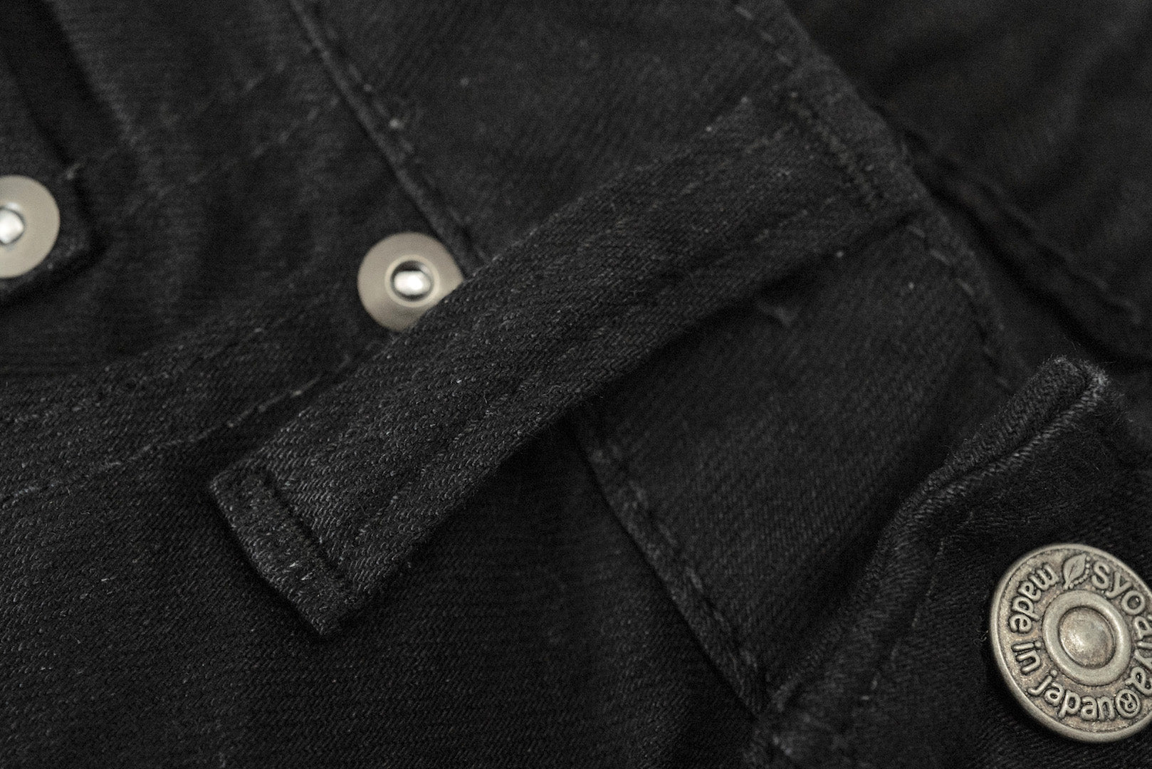 Pure Blue Japan 12oz Stretch Lady Jeans (Pure Black)