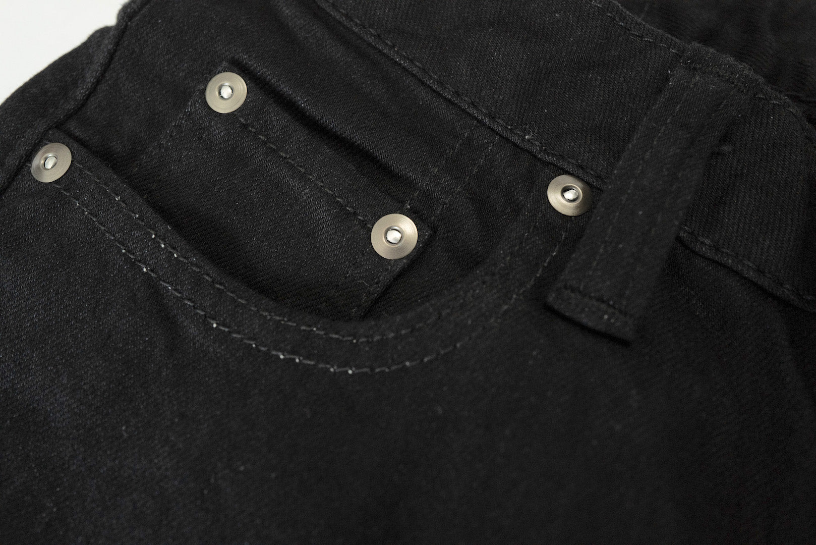 Pure Blue Japan 12oz Stretch Lady Jeans (Pure Black)