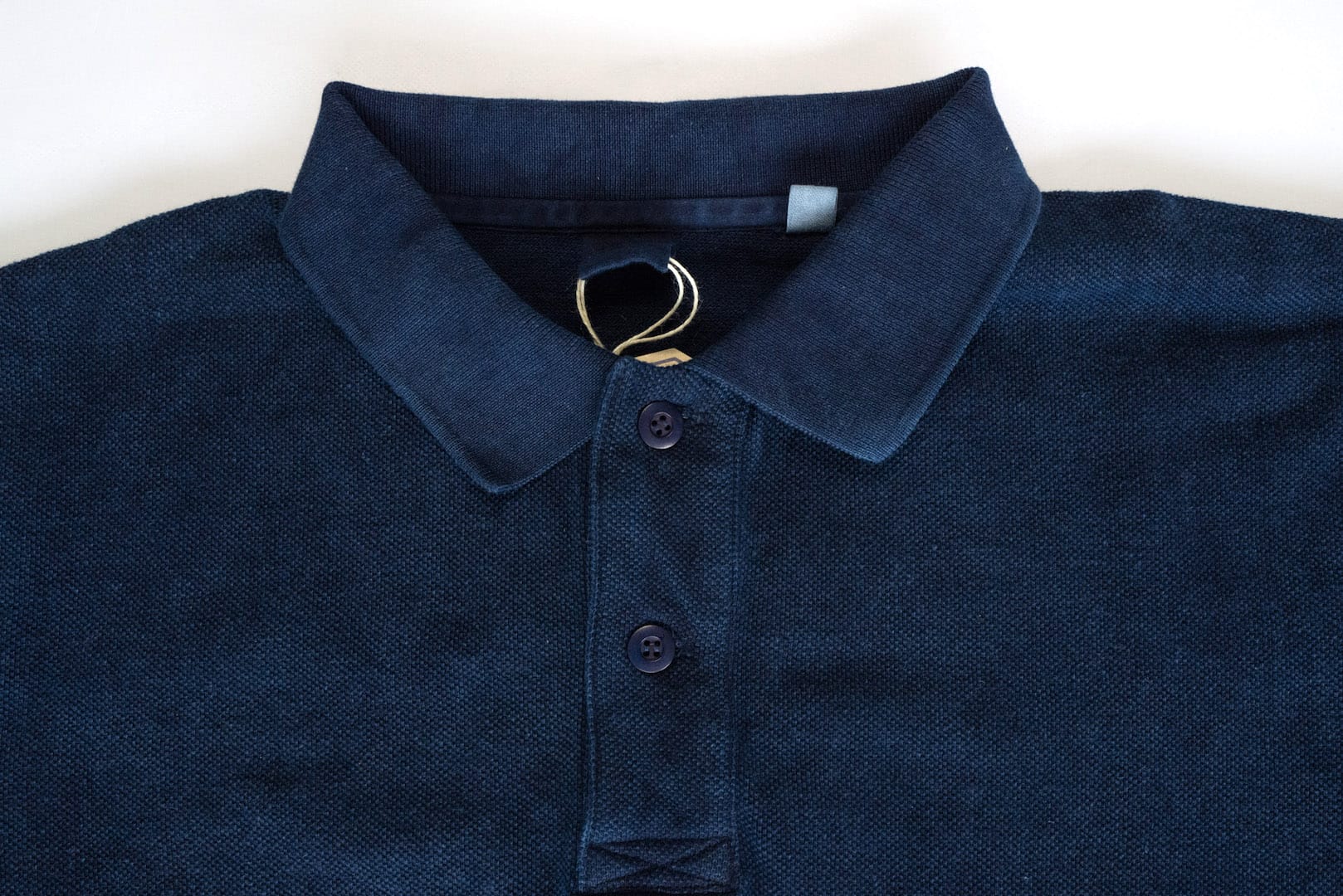 UES Ultra-Heavyweight Slubby Polo Shirt (Indigo)