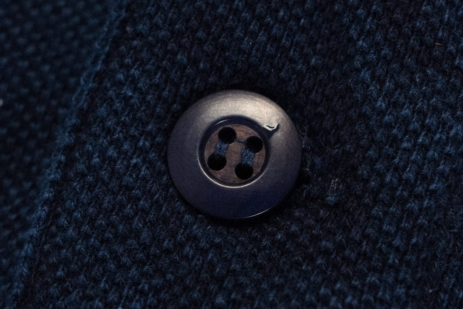 UES Ultra-Heavyweight Slubby Polo Shirt (Indigo)