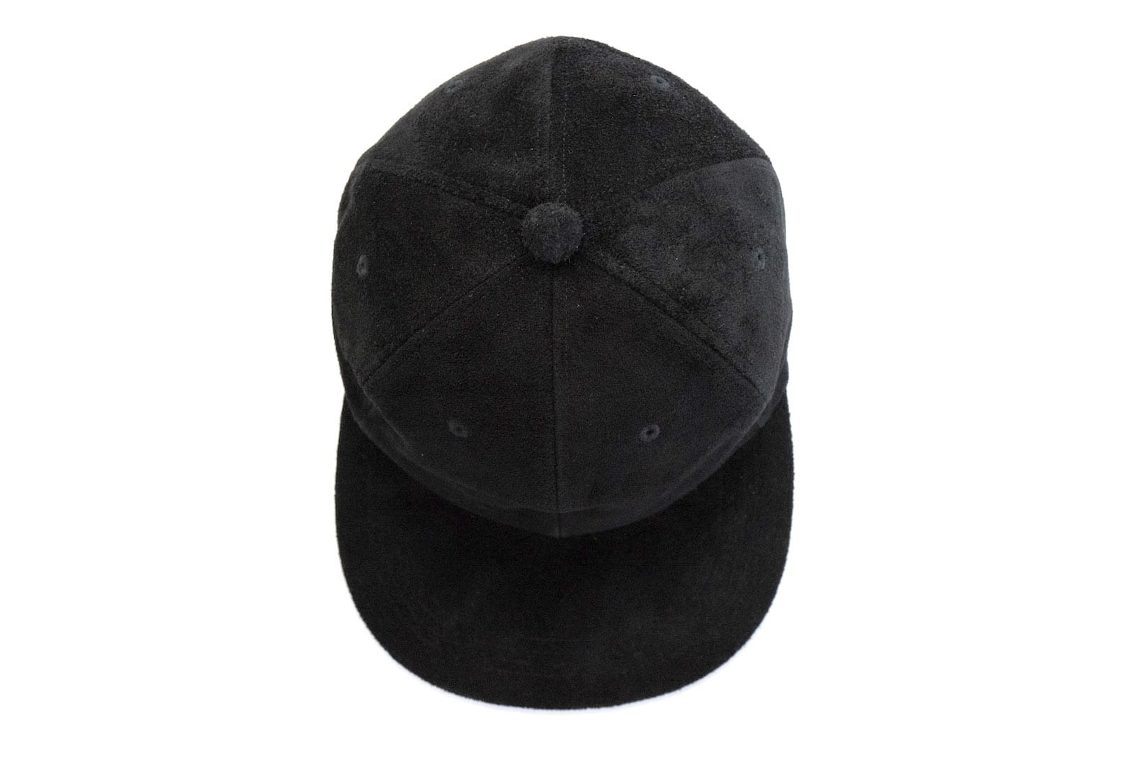 BONCOURA Suede Cowhide US Navy Cap (Black)