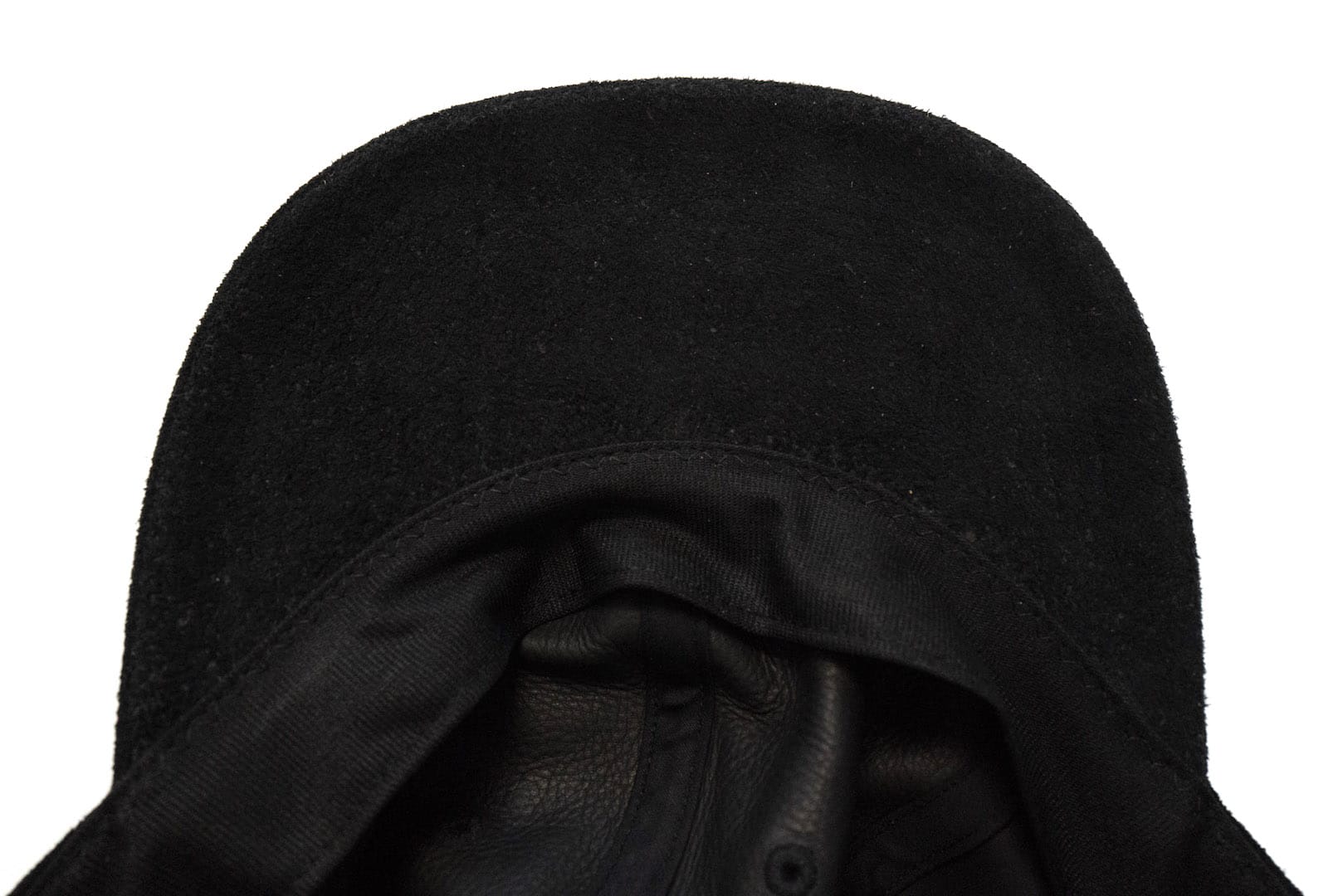 BONCOURA Suede Cowhide US Navy Cap (Black)