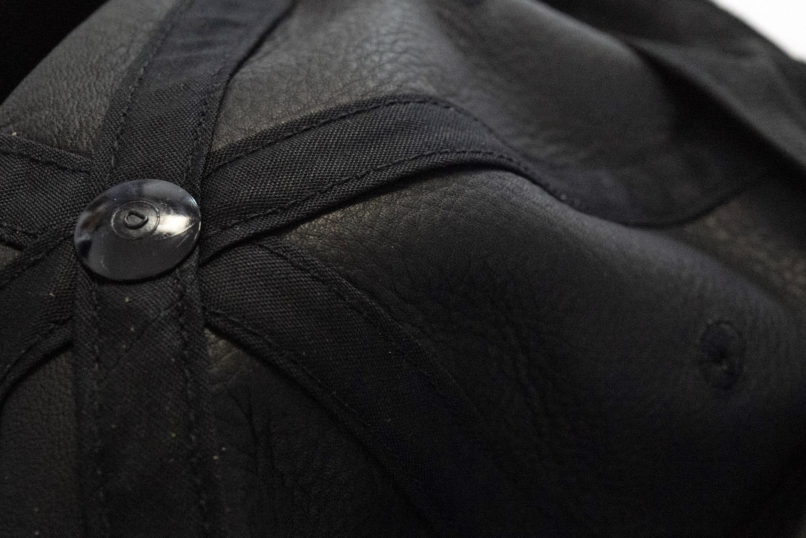 BONCOURA Suede Cowhide US Navy Cap (Black)