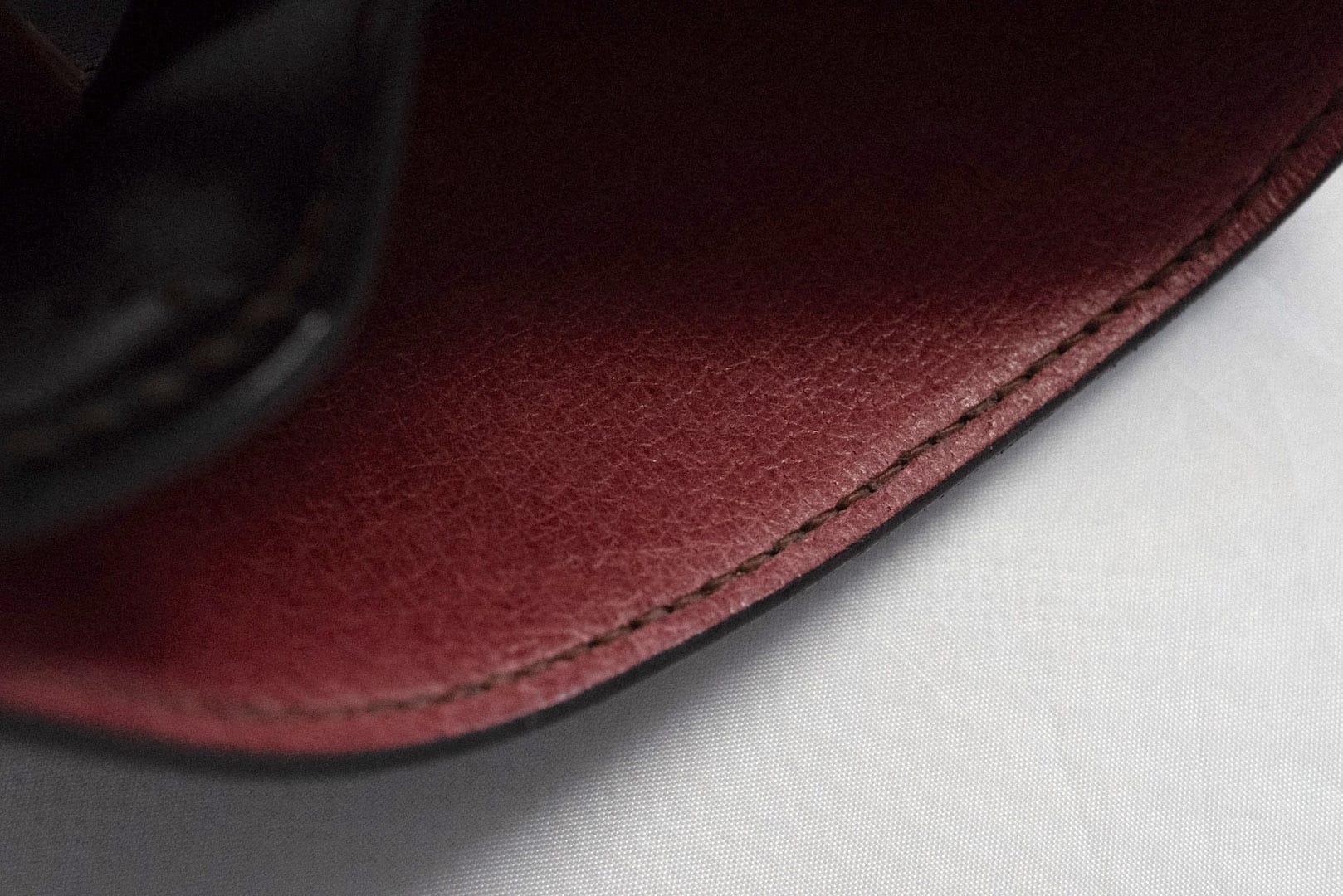 The Flat Head Cordovan Trifold Mini Wallet (Whiskey Brown)