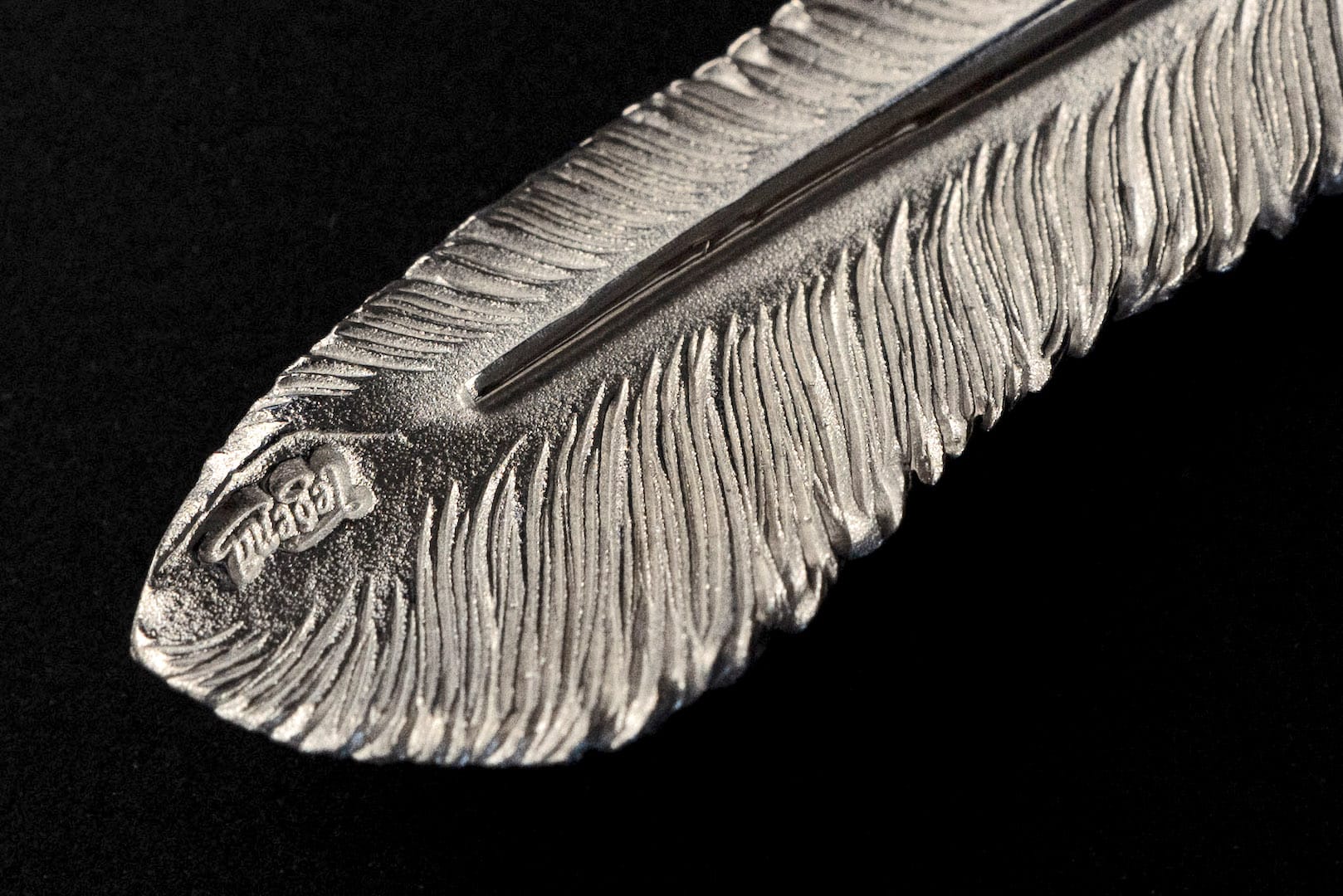 Legend "Ultra-Large Feather" Pendant With 22K Gold Emblem (Special Edition)