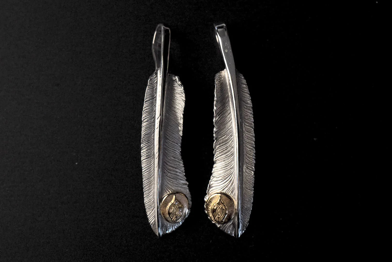 Legend "Medium Feather" Pendant with 22k Gold Emblem (Special Edition)