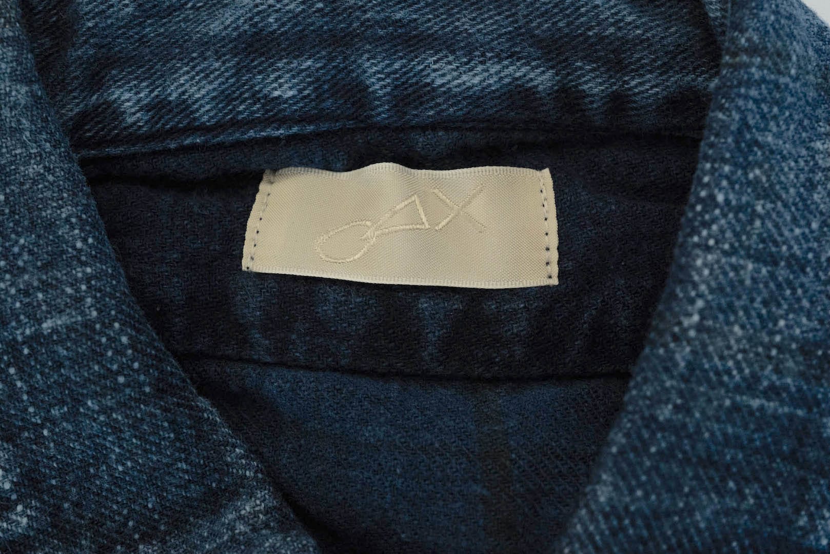 Maru Sankaku Peke By SDA Indigo 'Boro Style' Jacketed Shirts