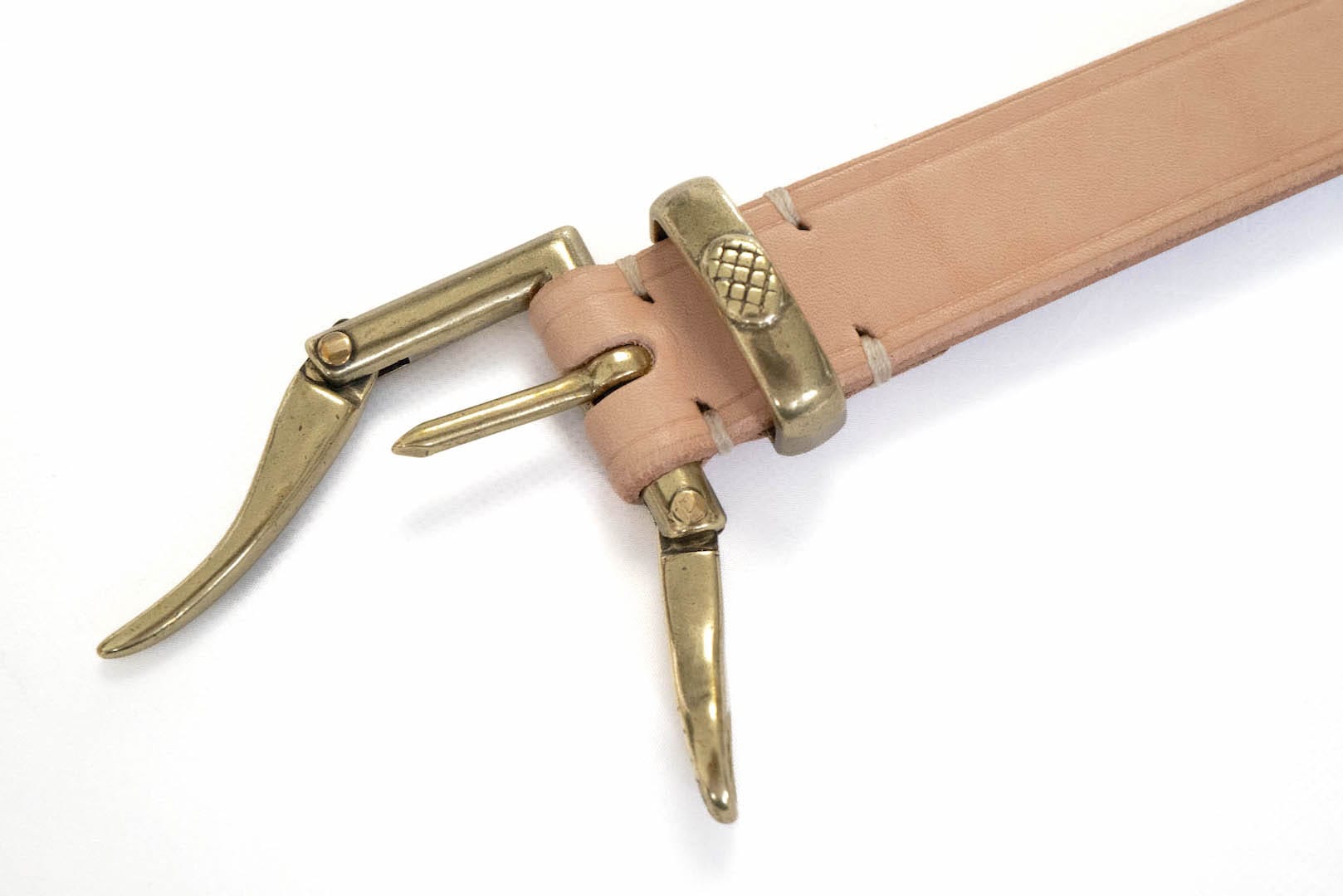 Inception by Accel Company Fireman Buckle Saddle Leather Belt (Natural)