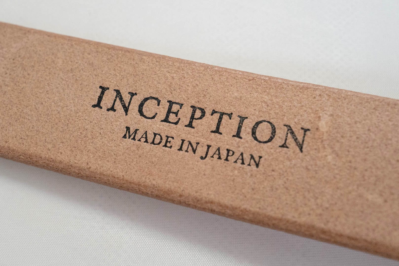 Inception by Accel Company Fireman Buckle Saddle Leather Belt (Natural)