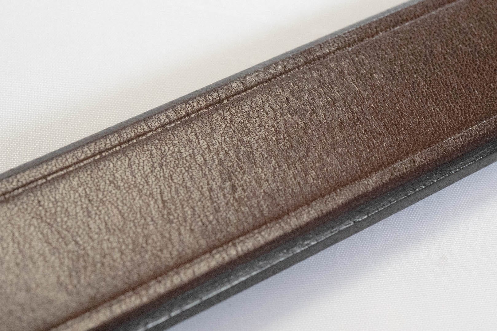 Inception by Accel Company Fireman Buckle Saddle Leather Belt (Brown)