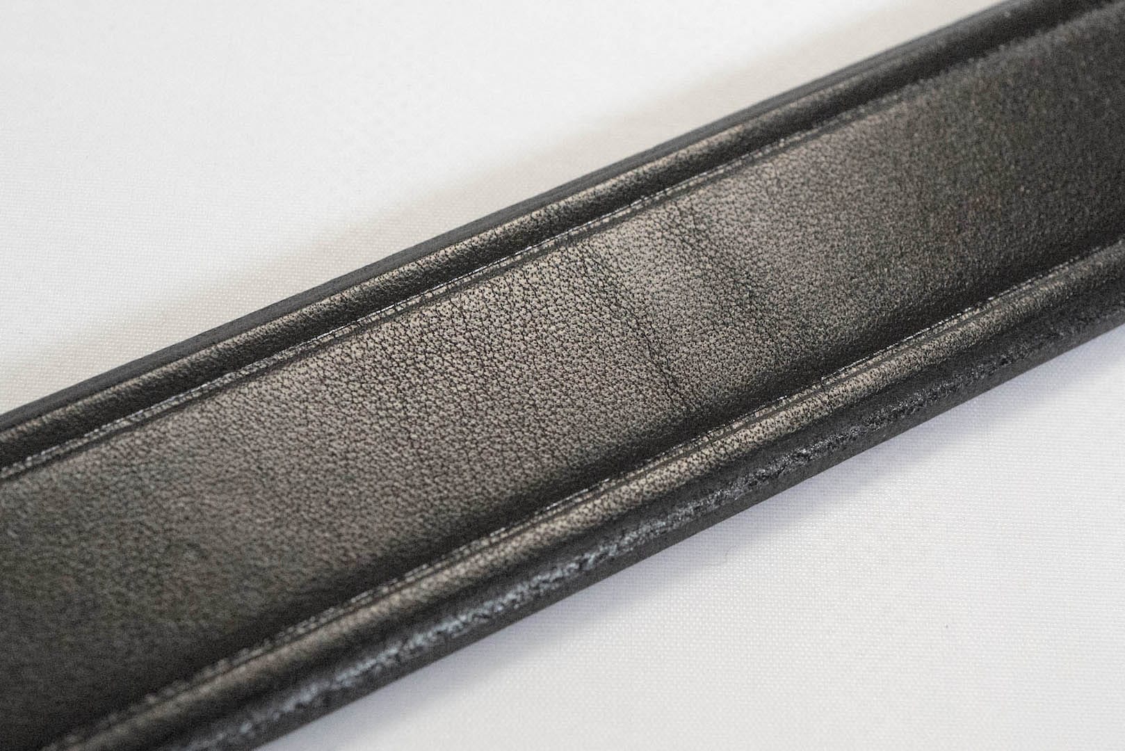 Inception by Accel Company Fireman Buckle Saddle Leather Belt (Black)