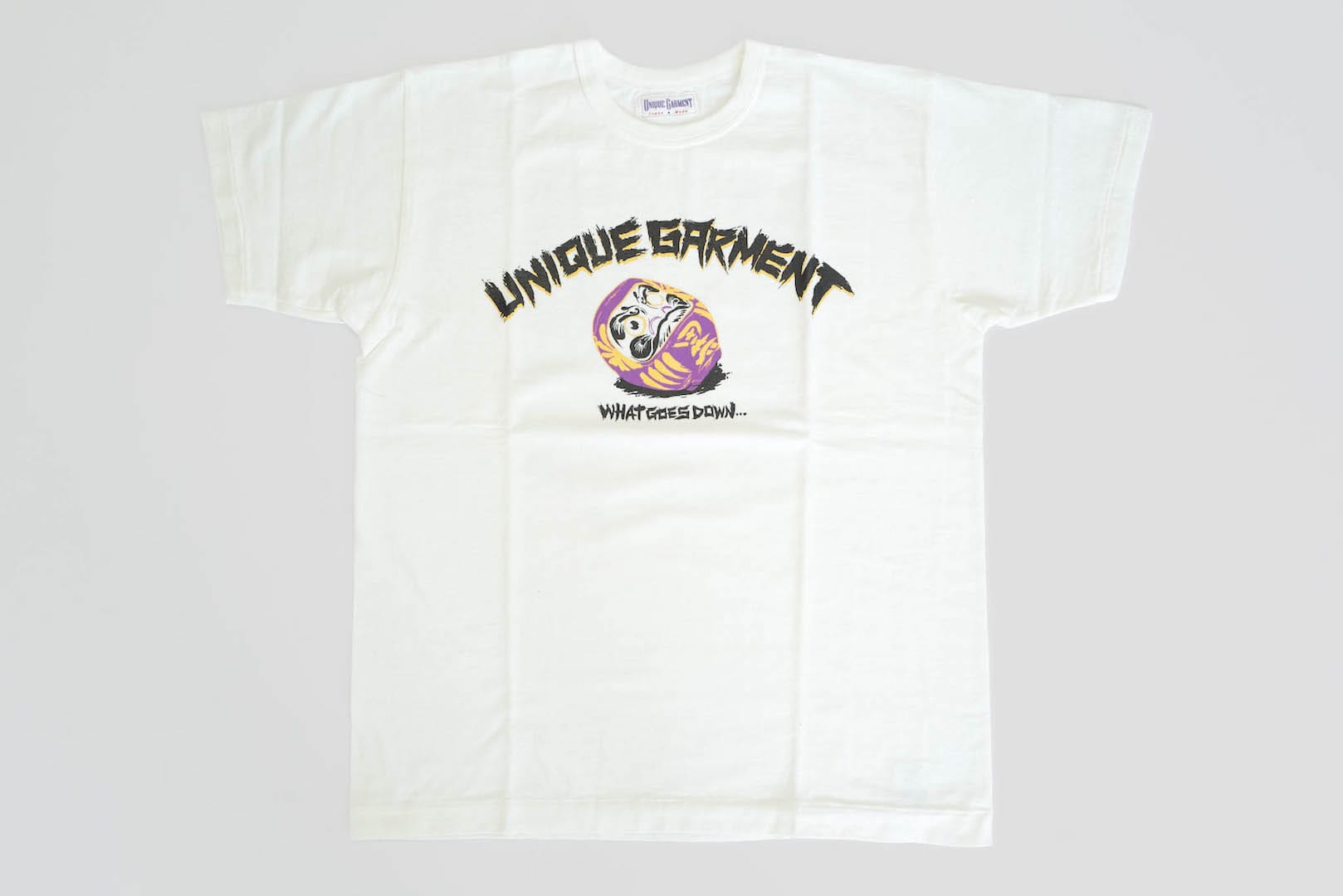 Unique Garment 'Must Go Up' Loopwheel Tee (White)