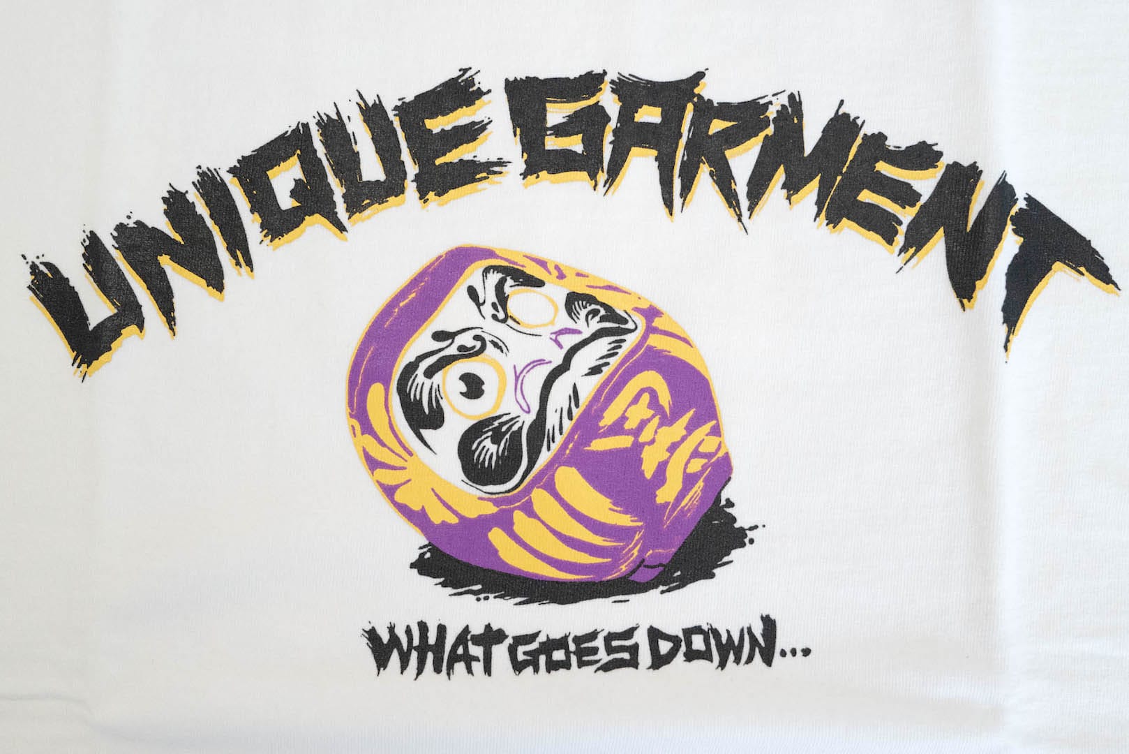 Unique Garment 'Must Go Up' Loopwheel Tee (White)