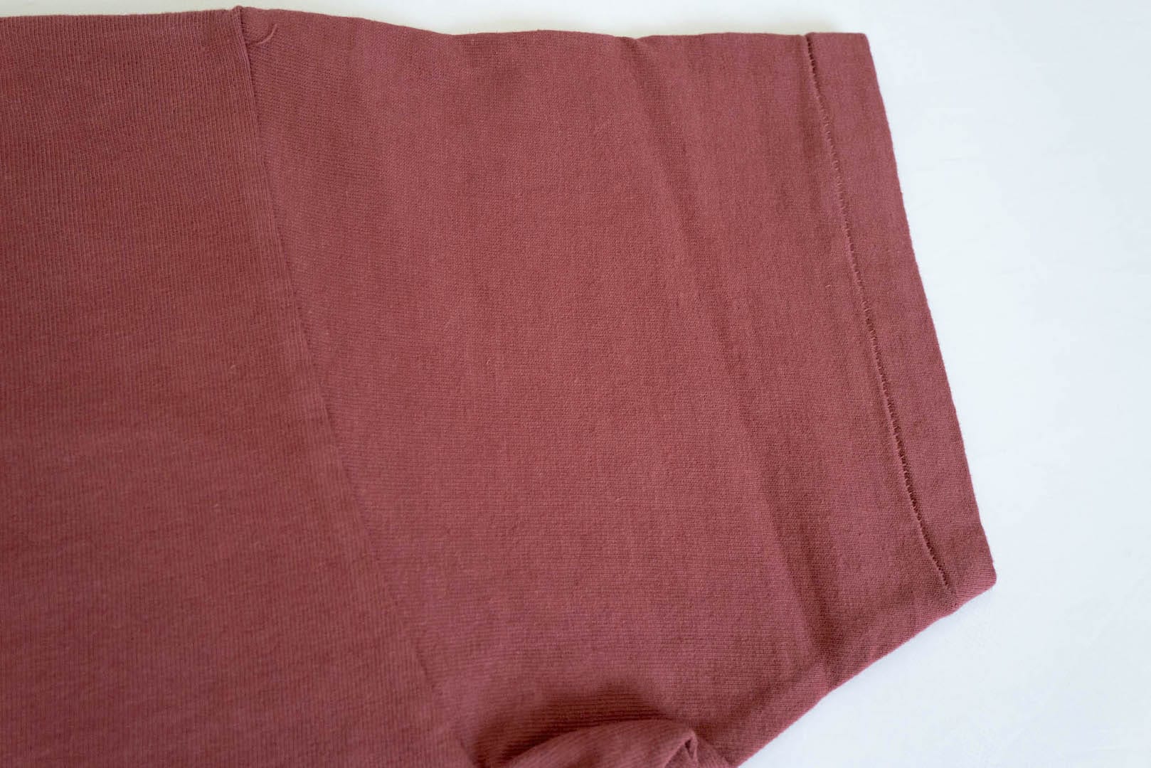 Unique Garment 'Must Go Up' Loopwheel Tee (Burgundy)
