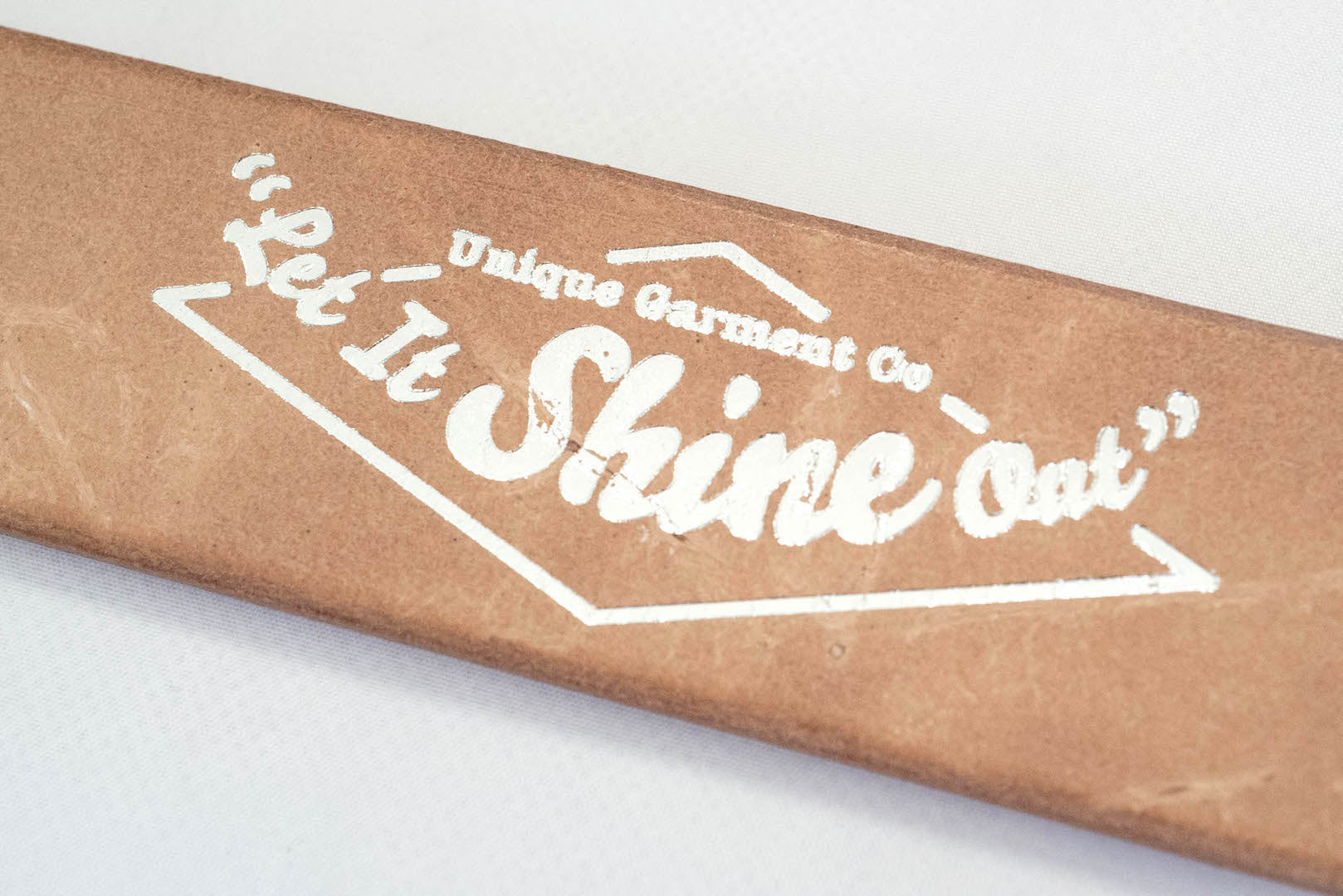 Unique Garment 'Garrison' Full Grain Cowhide Belt (Natural)