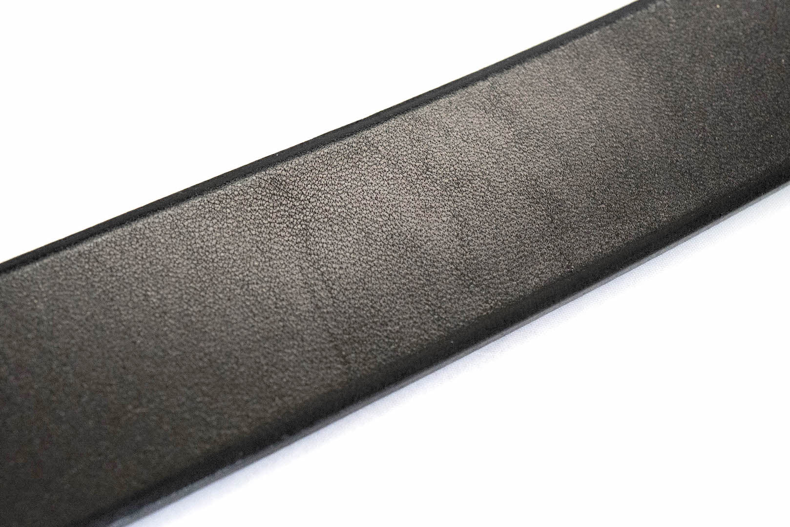 Unique Garment 'Garrison' Full Grain Cowhide Belt (Black Tea-core)