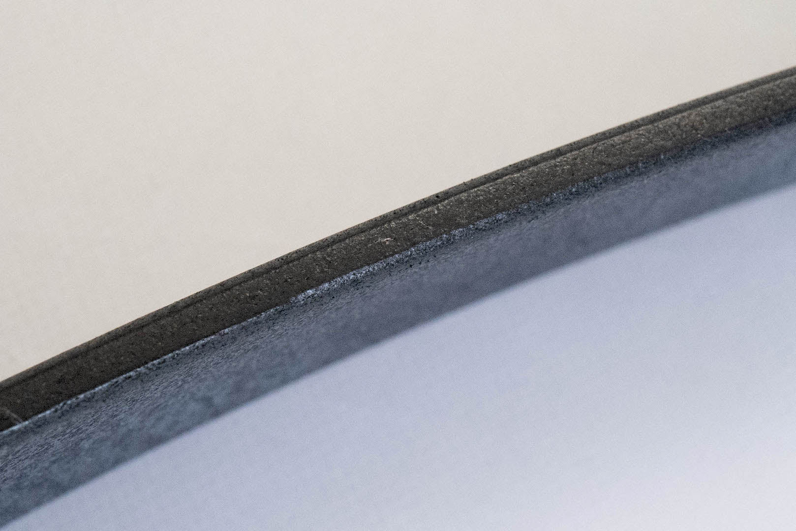 Unique Garment 'Garrison' Full Grain Cowhide Belt (Black Tea-core)