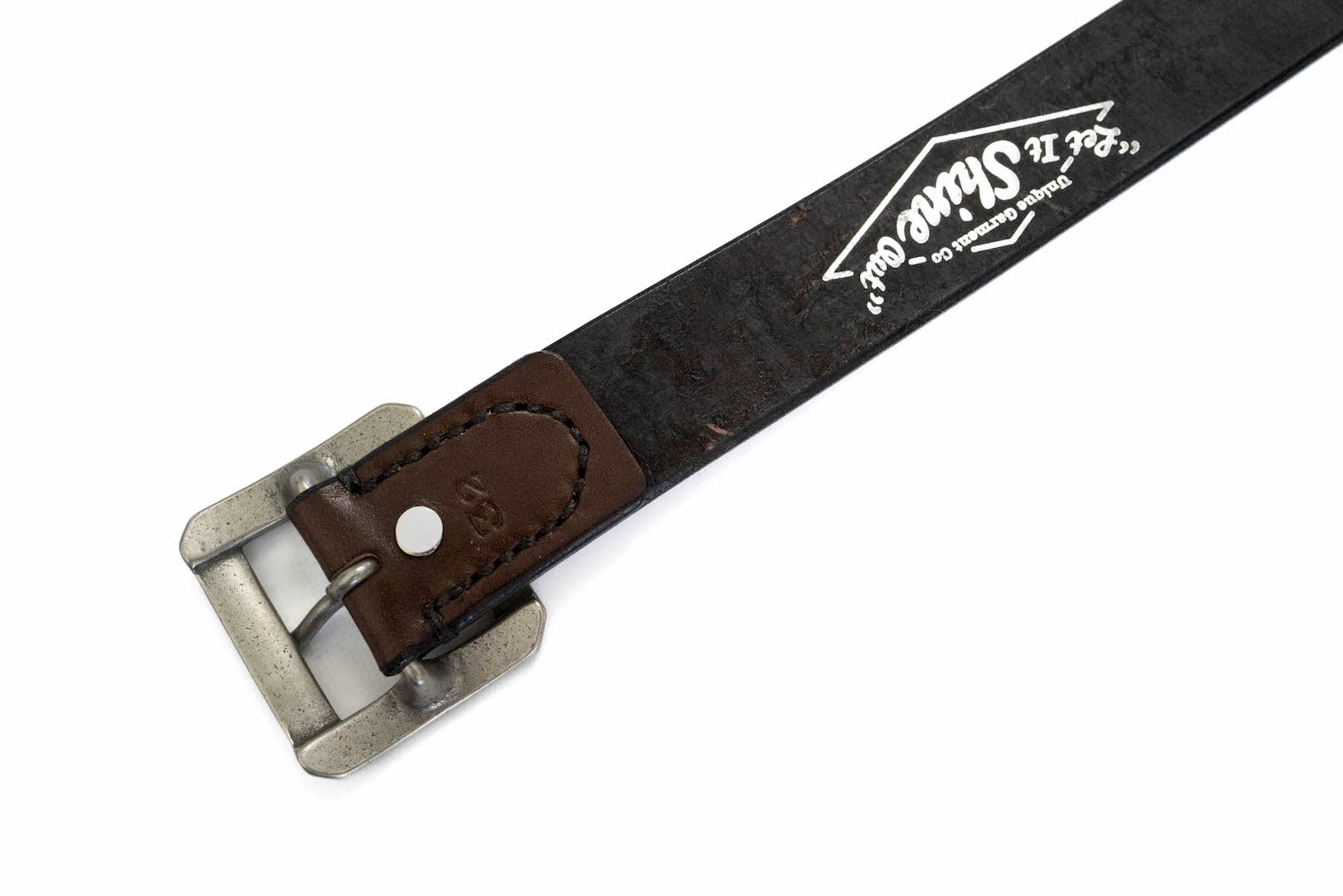 Unique Garment 'Garrison' Full Grain Cowhide Belt (Brown Tea-core)