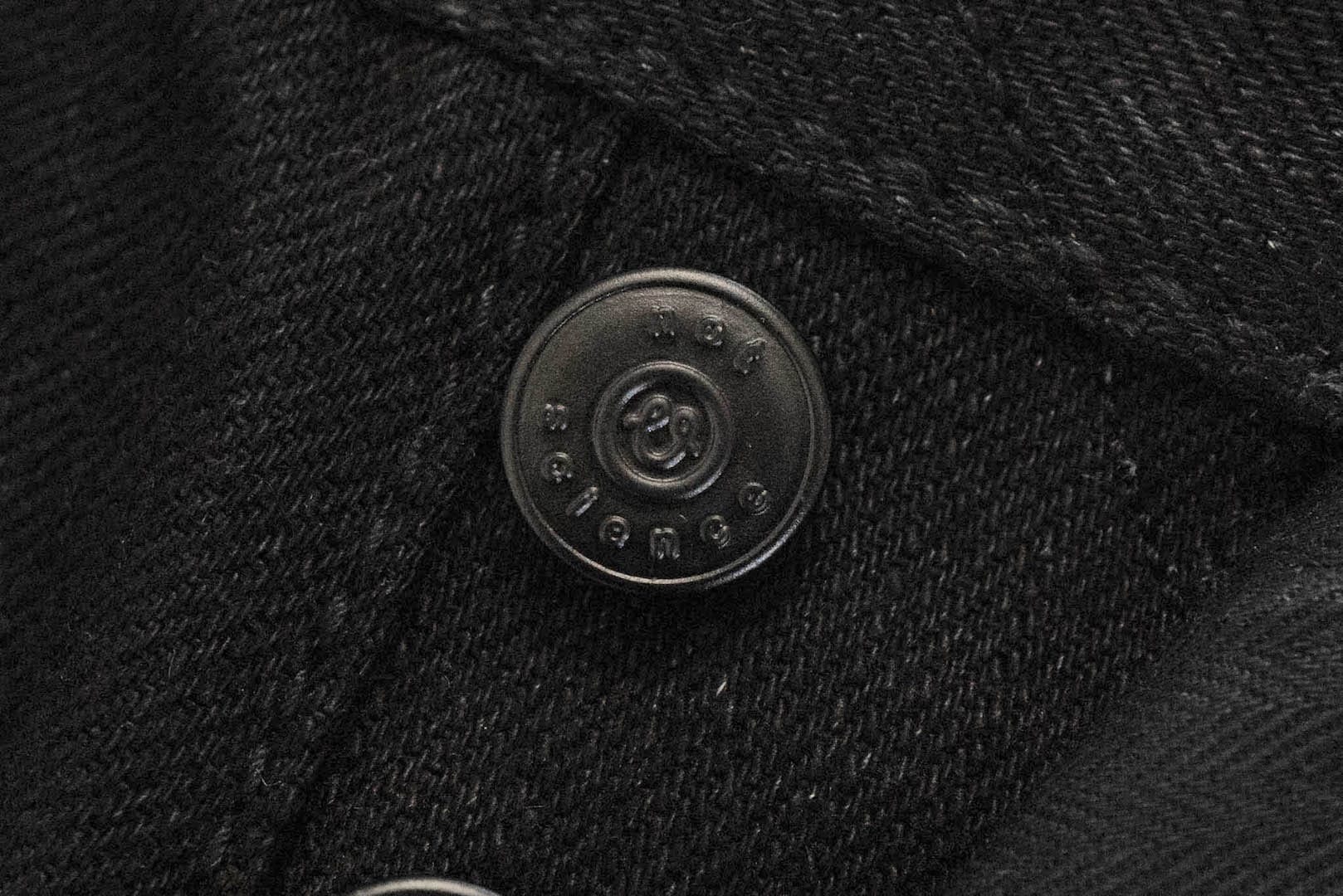 Unique Garment 1001BG 14oz 'Before Dawn' Black Denim (Gym Fit)