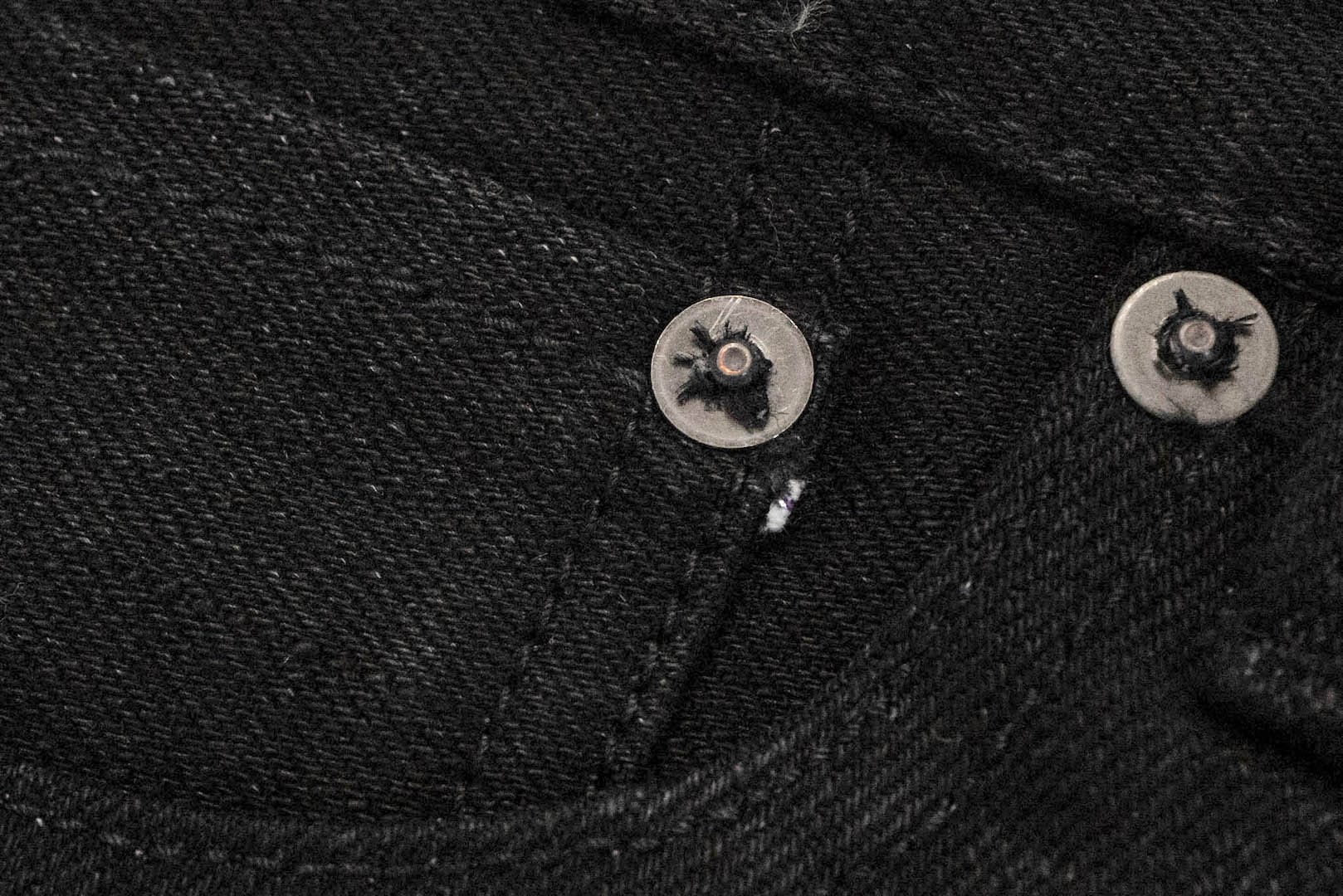 Unique Garment 1001BG 14oz 'Before Dawn' Black Denim (Gym Fit)