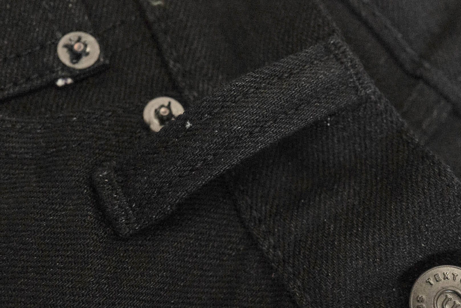 Unique Garment 1001BT 14oz 'Before Dawn' Black Denim (Tapered Fit)