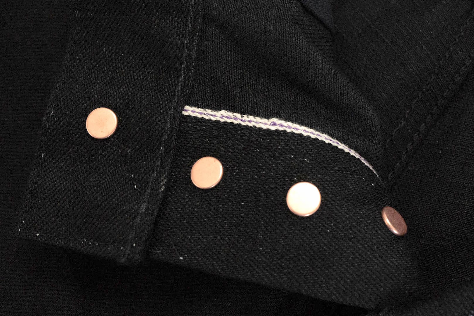 Unique Garment 1001BG 14oz 'Before Dawn' Black Denim (Gym Fit)