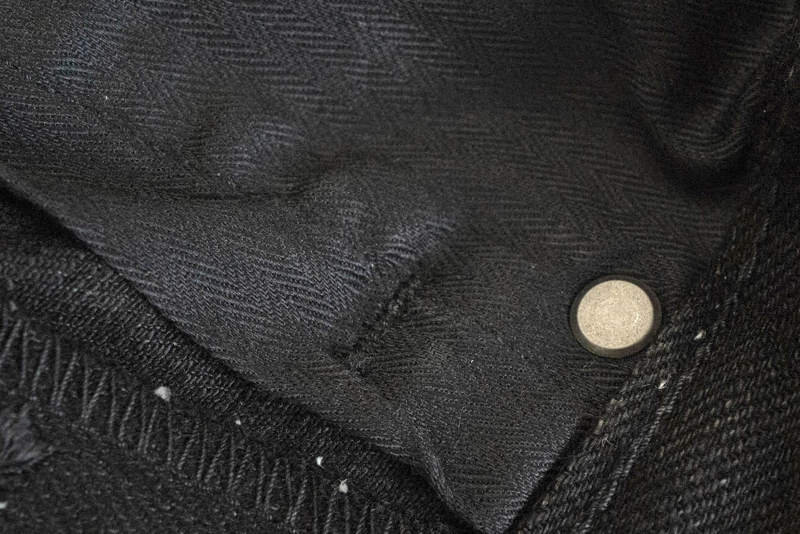 Unique Garment 1001BT 14oz 'Before Dawn' Black Denim (Tapered Fit)
