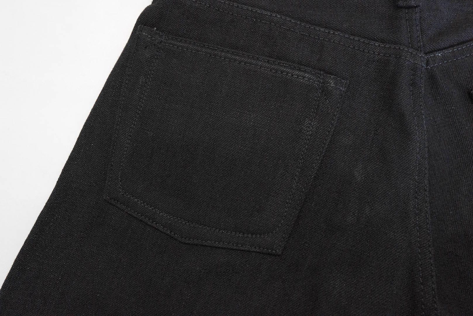 Unique Garment 1001BT 14oz 'Before Dawn' Black Denim (Tapered Fit)