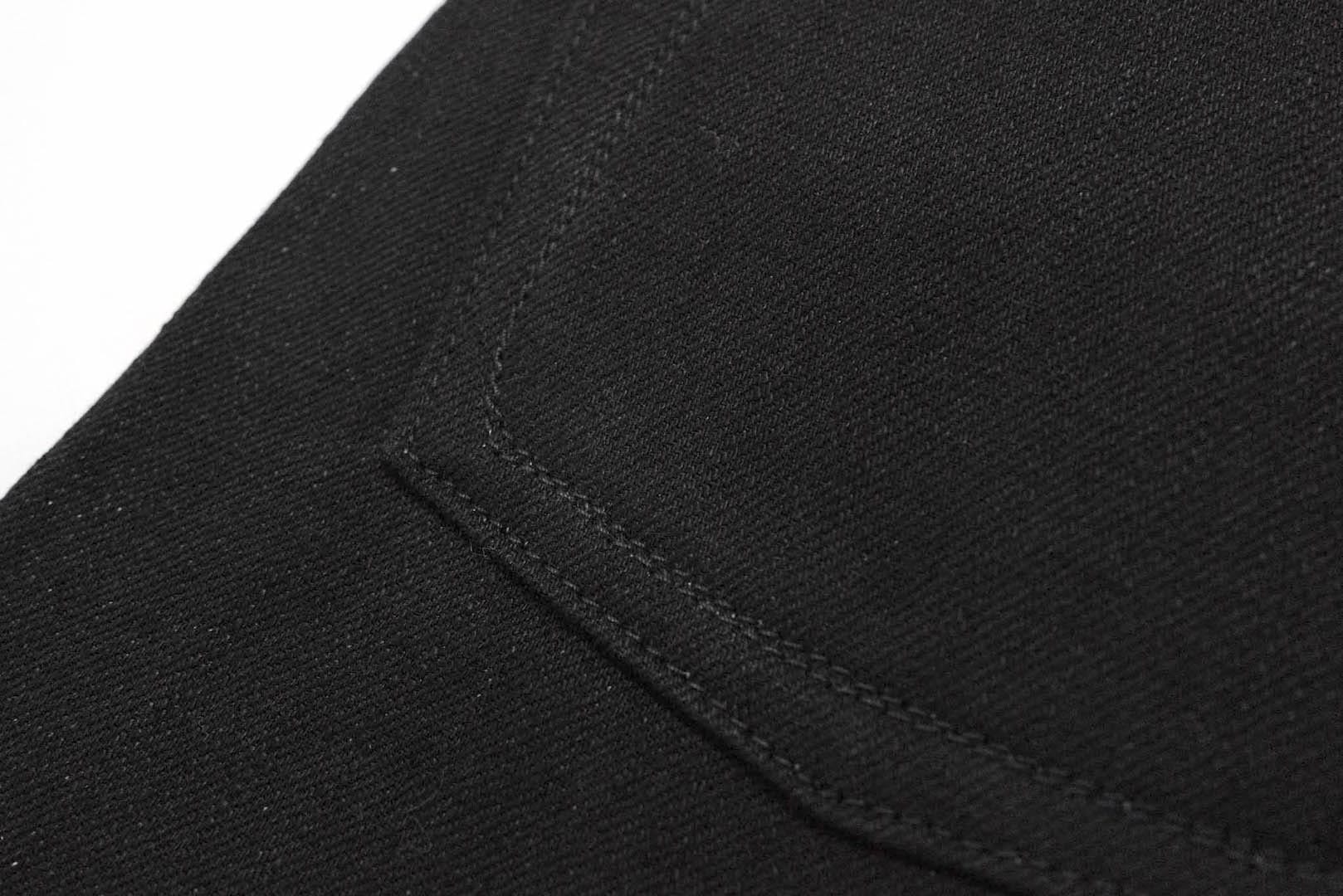 Unique Garment 1001BG 14oz 'Before Dawn' Black Denim (Gym Fit)