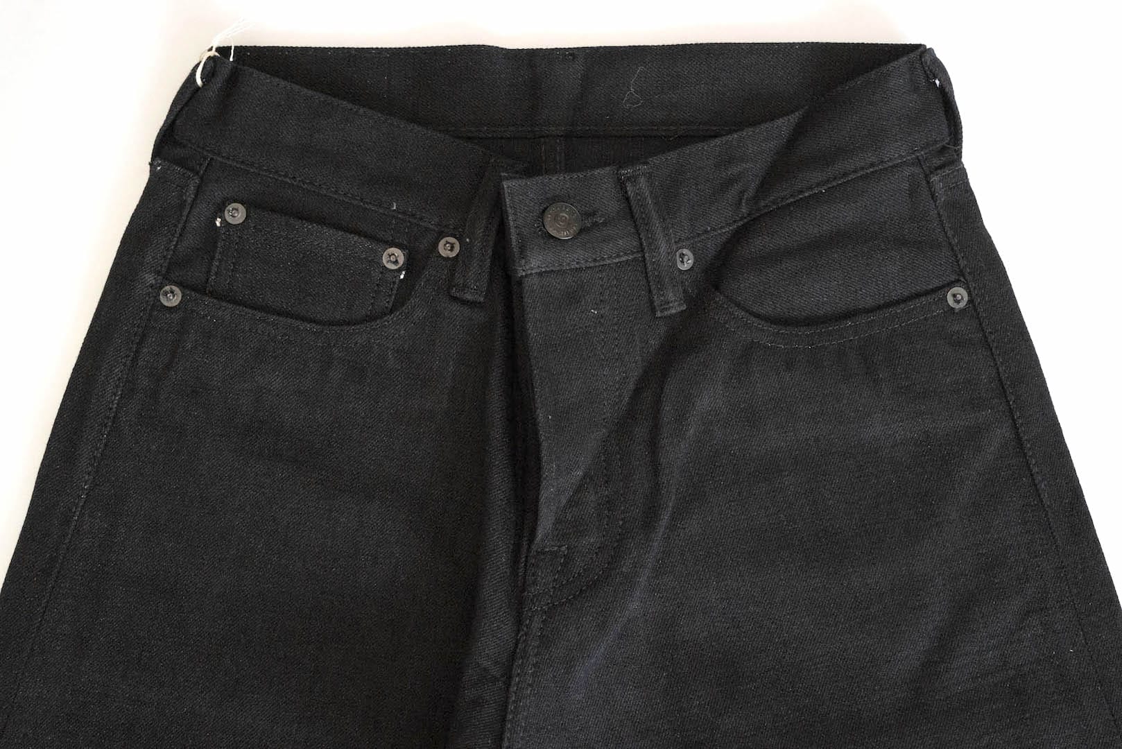 Unique Garment 1001BG 14oz 'Before Dawn' Black Denim (Gym Fit)