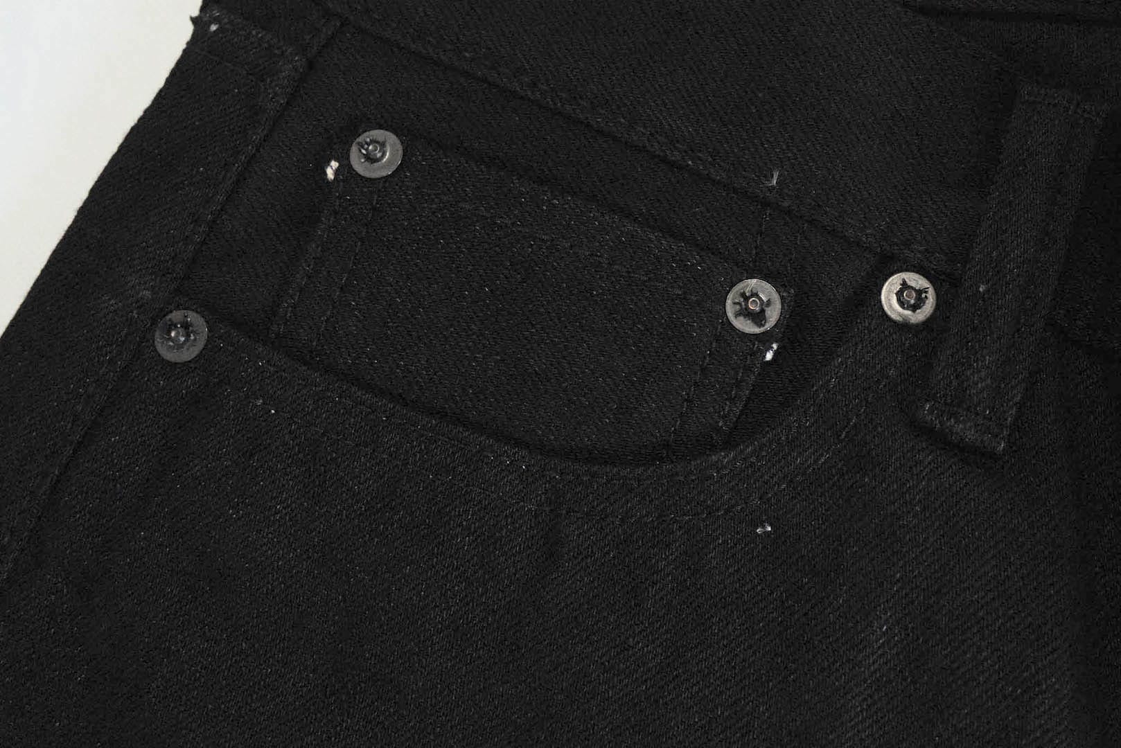 Unique Garment 1001BT 14oz 'Before Dawn' Black Denim (Tapered Fit)