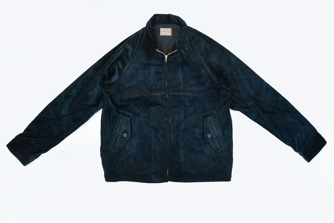 BONCOURA Heavyweight Corduroy "Dog Ear" Sport Jacket (Navy)