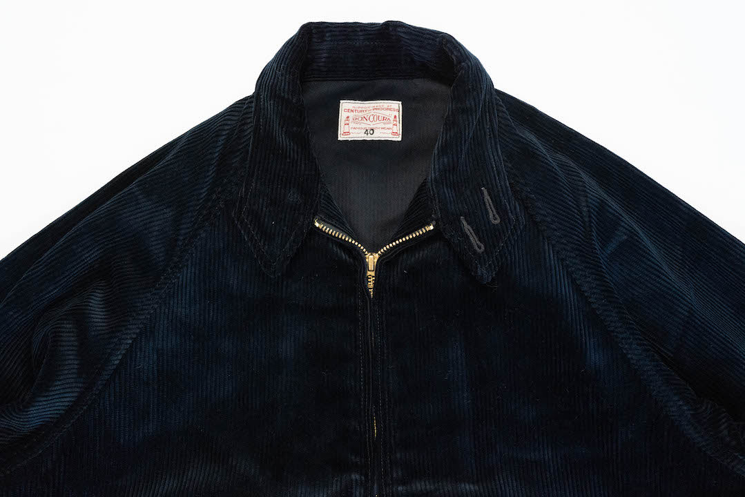 BONCOURA Heavyweight Corduroy "Dog Ear" Sport Jacket (Navy)