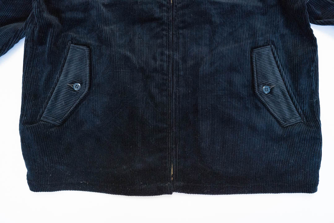 BONCOURA Heavyweight Corduroy "Dog Ear" Sport Jacket (Navy)